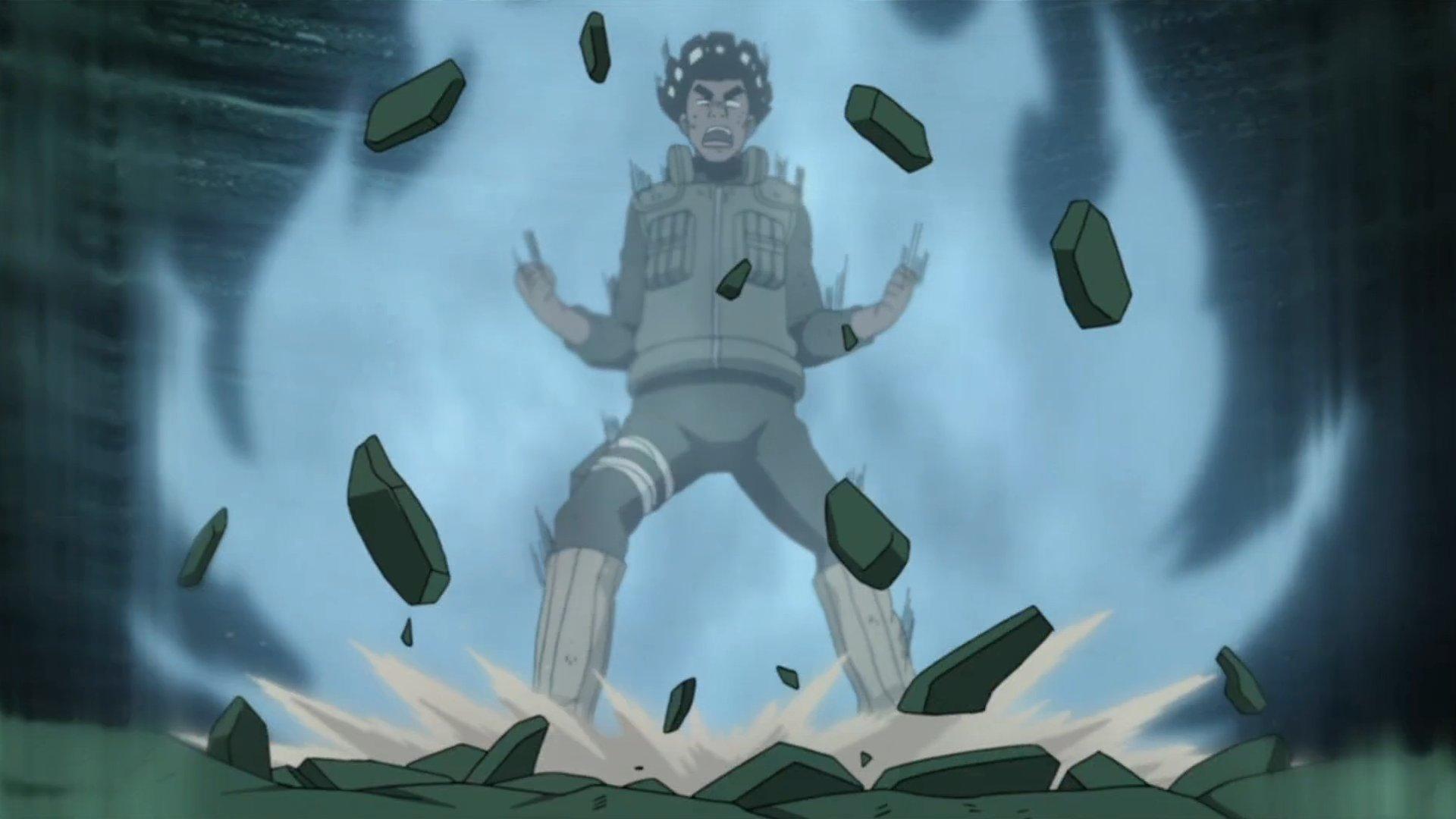 Still from The Wild Green Beast vs. Six Paths Madara
