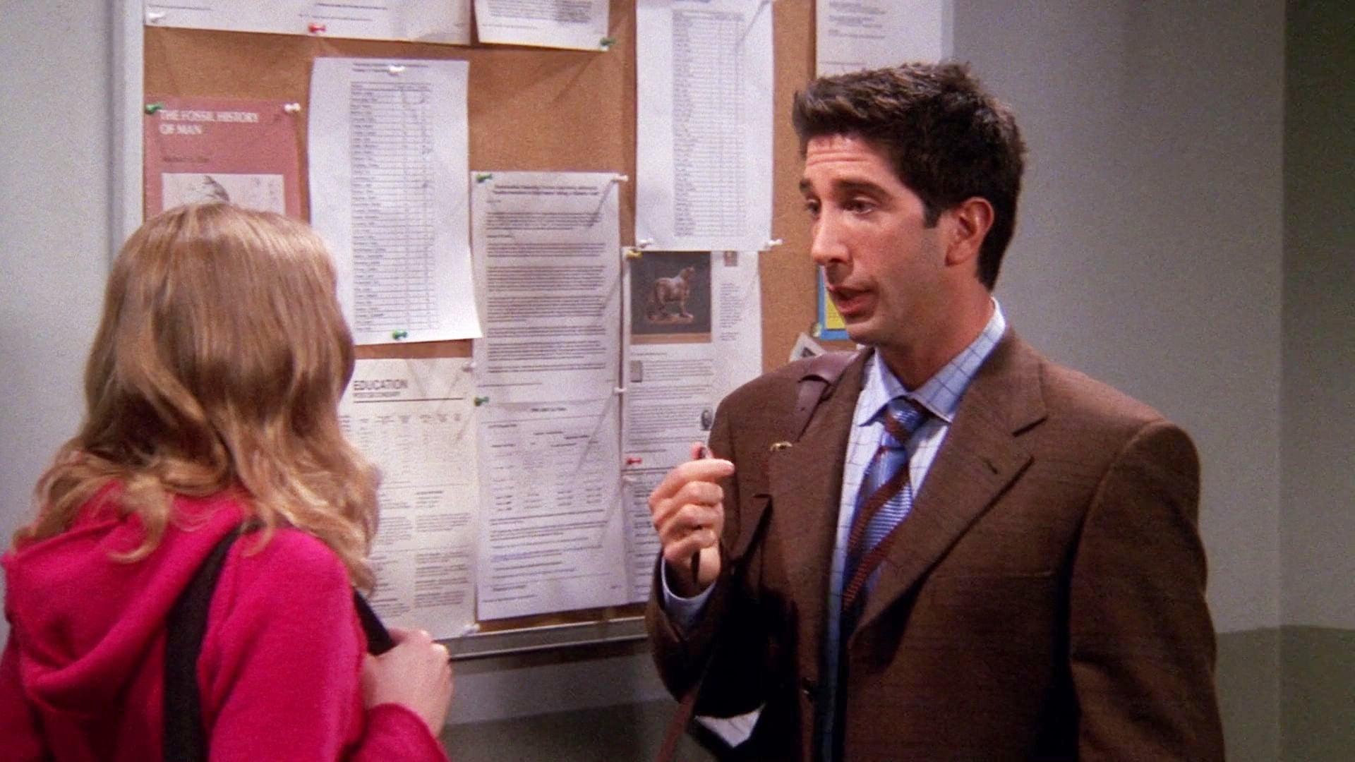 Still from The One Where Ross Dates a Student