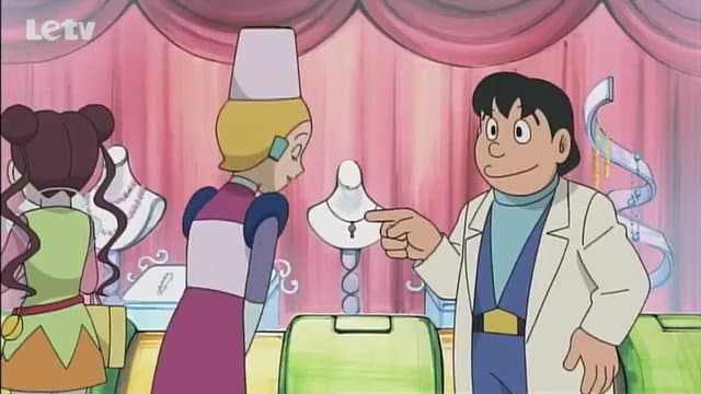 Still from Otoko no Yuujou Sakuretsu!? Dai Pinch! Suneo no Touan