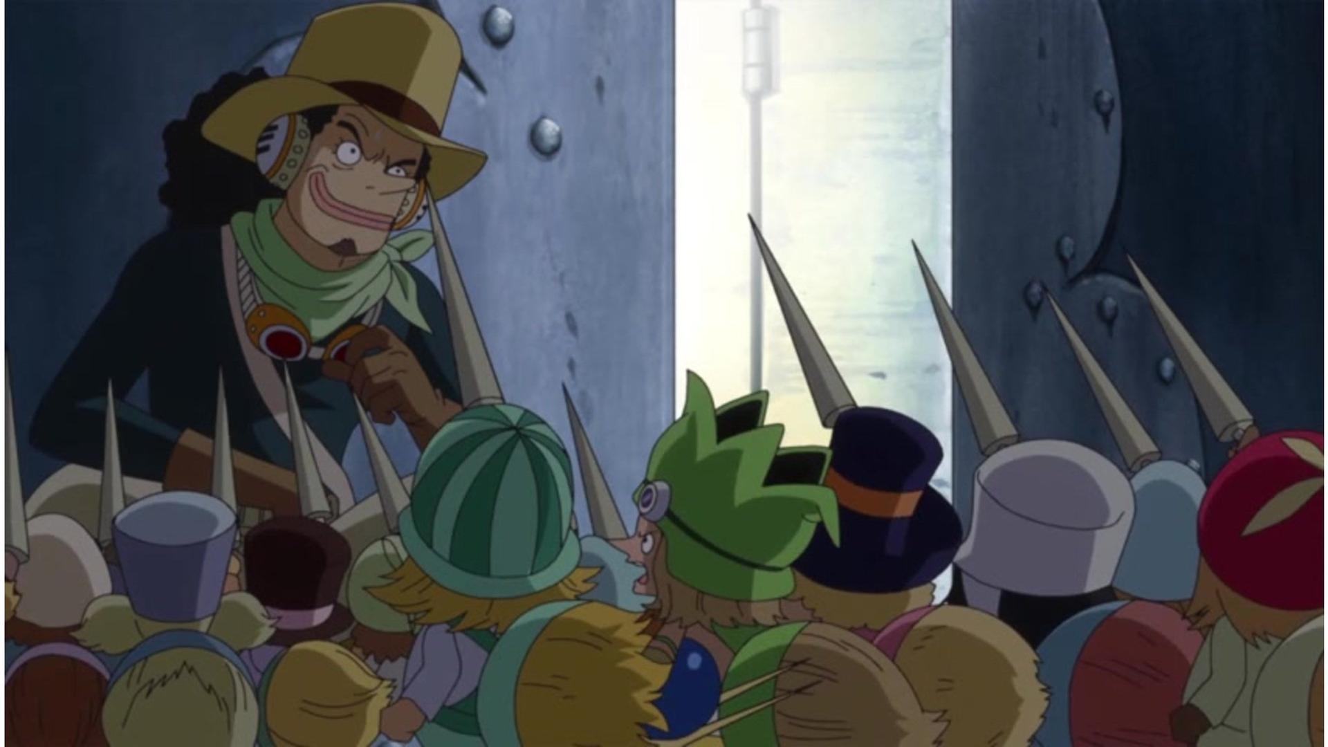 Still from Defeat Sugar! The Army of the Little People Charges!