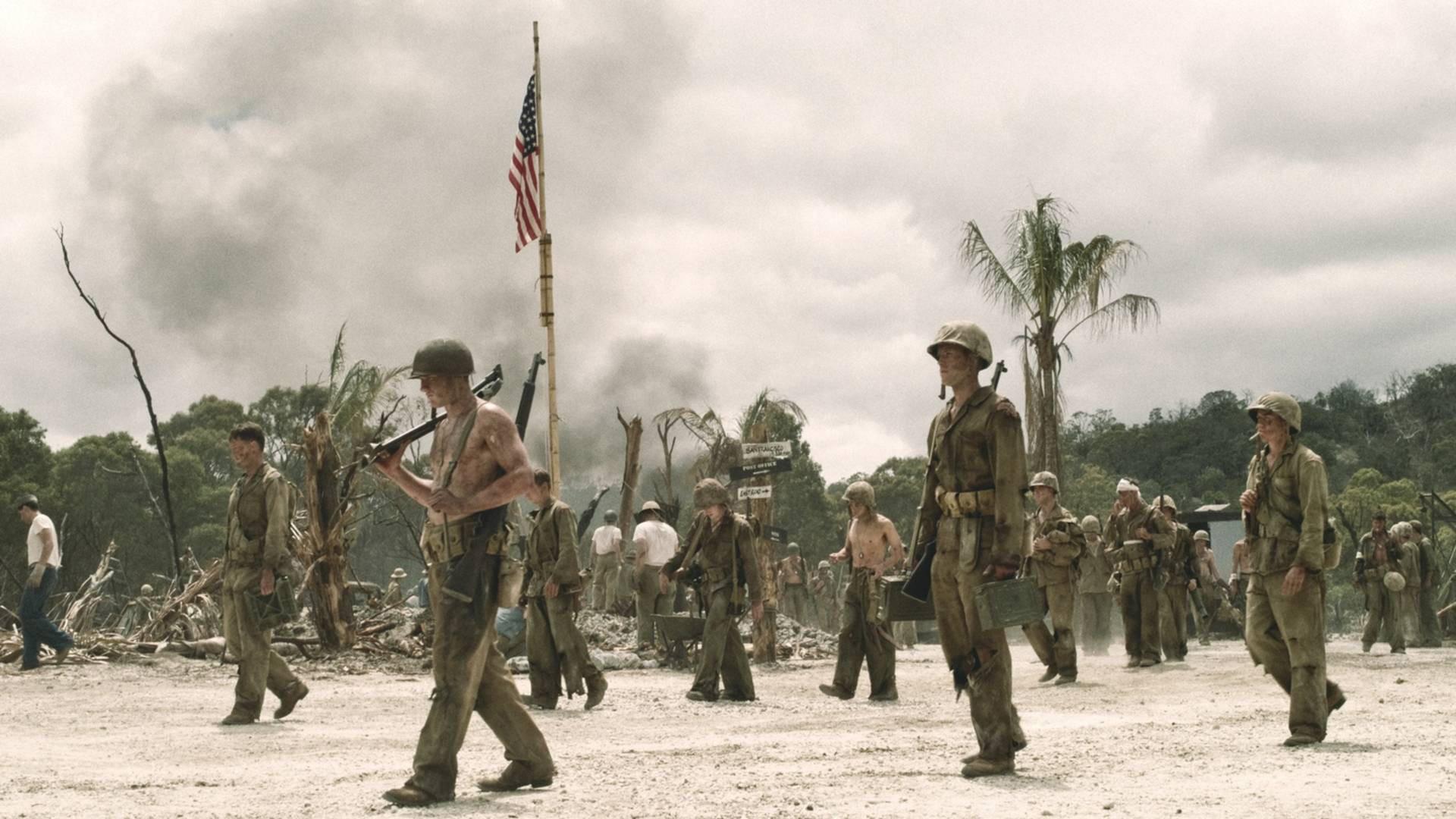 Still from Peleliu Hills