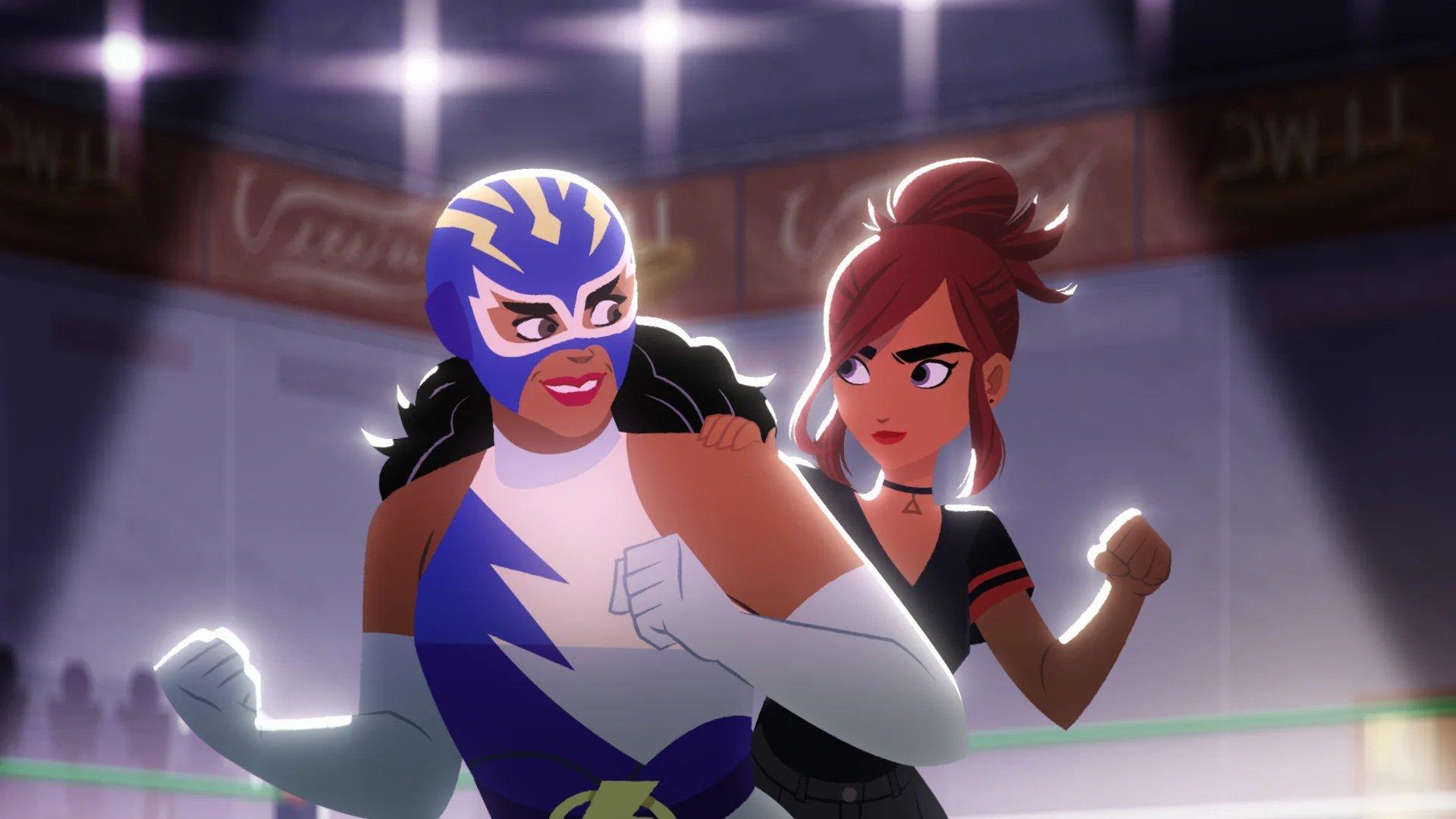 Still from The Luchadora Tango Caper