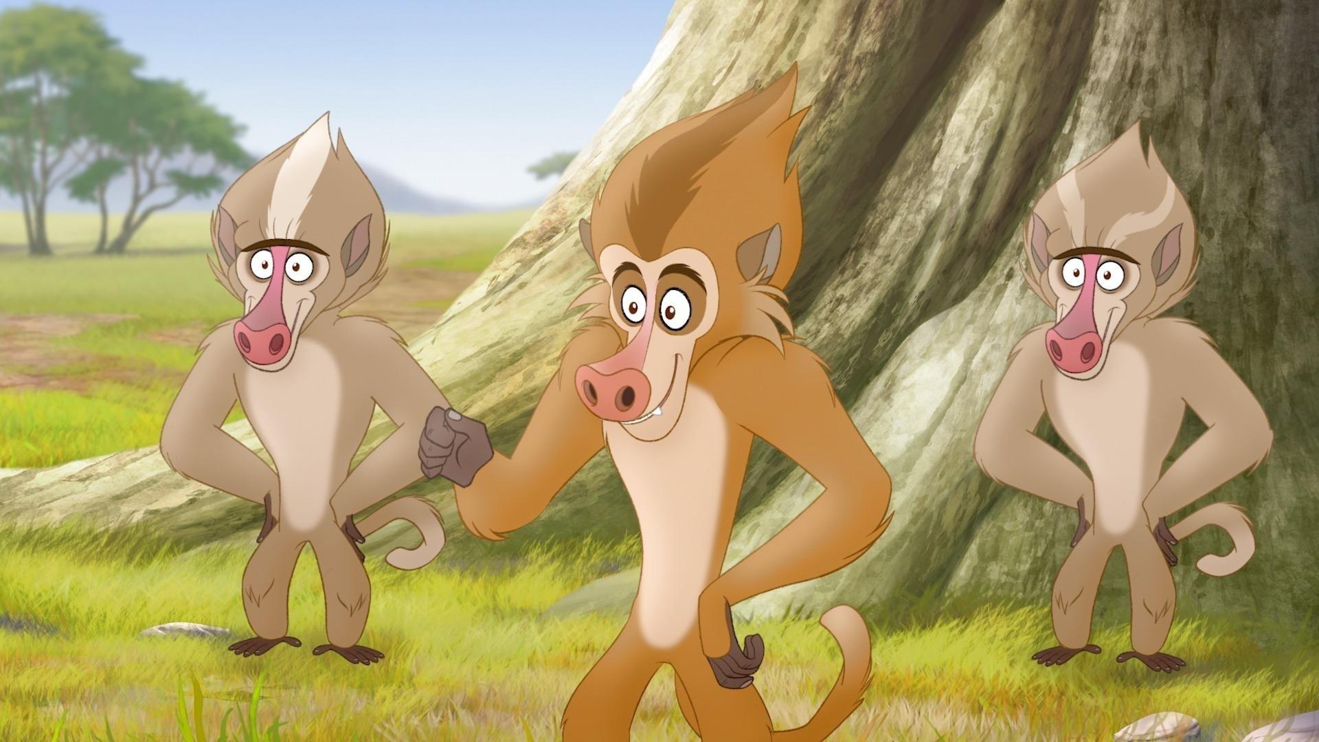 Still from The Traveling Baboon Show