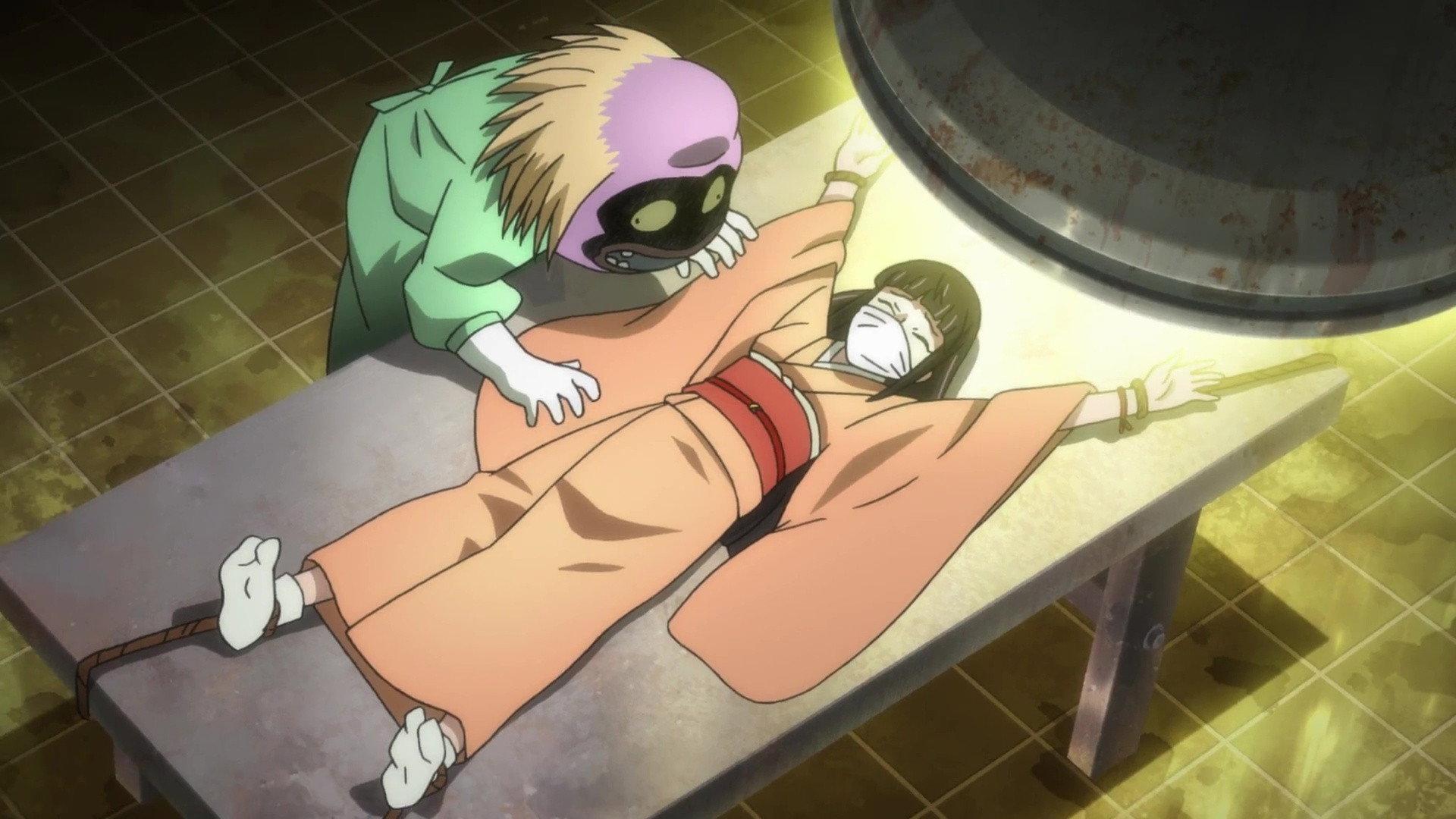 Still from The Fox's Wedding and Hakusanbō