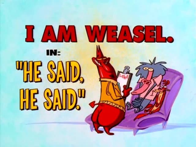 Still from He Said, He Said.