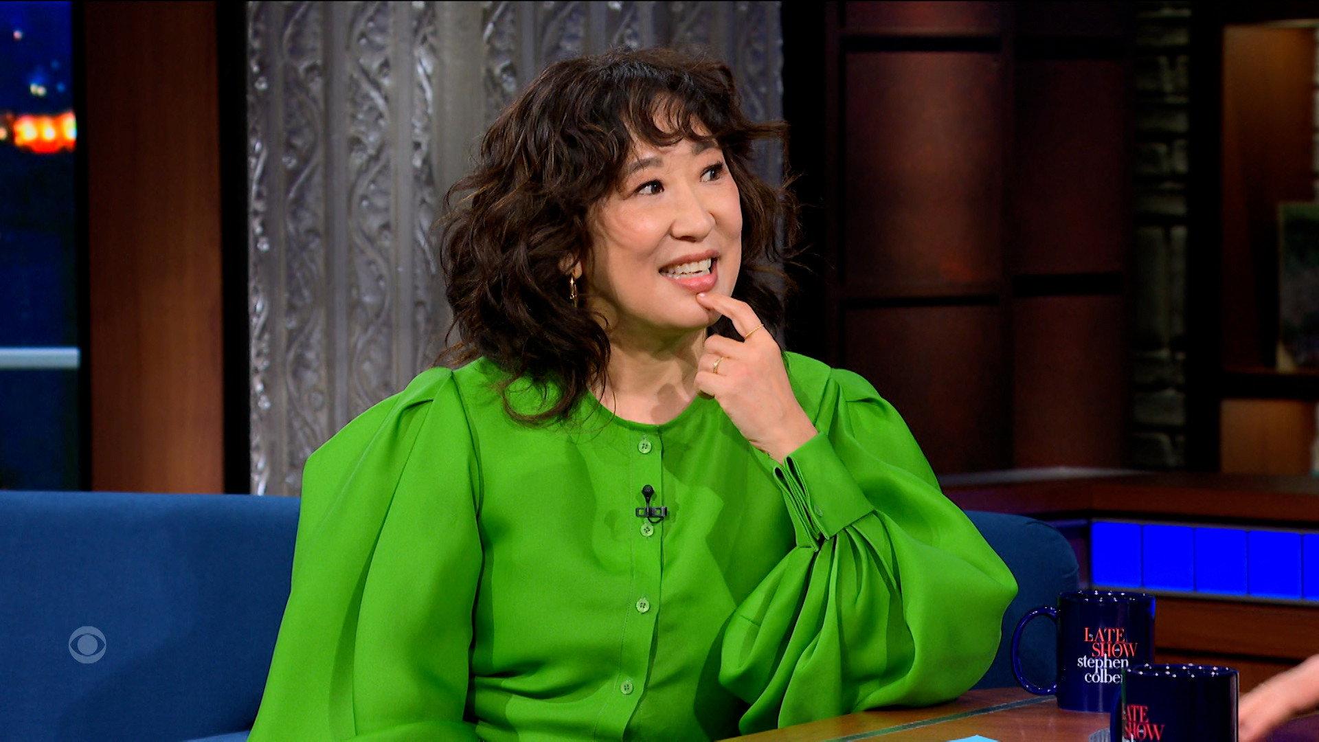 Still from 4/18/24 (Sandra Oh, Reid Scott, Daniel Radcliffe)
