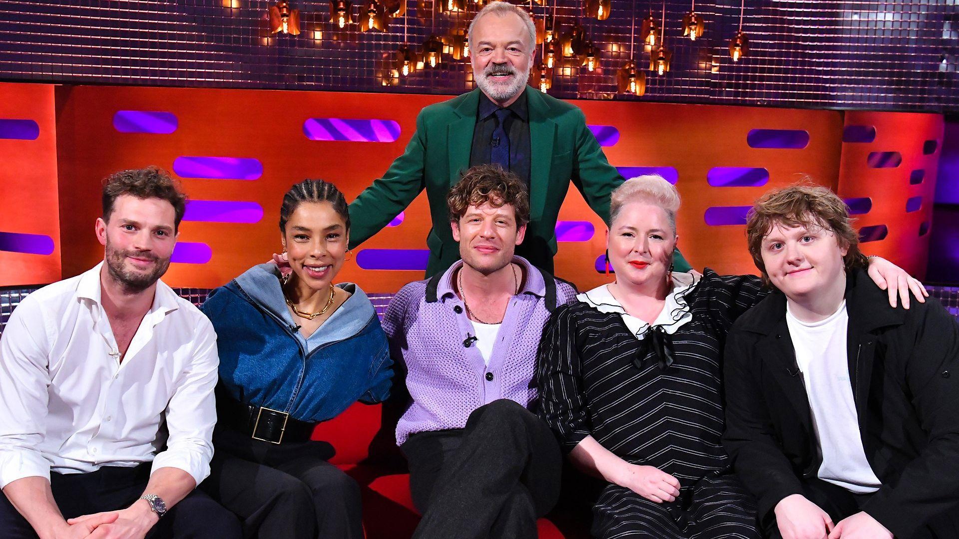 Still from Jamie Dornan, Sophie Okonedo, James Norton, Siobhán McSweeney and Lewis Capaldi