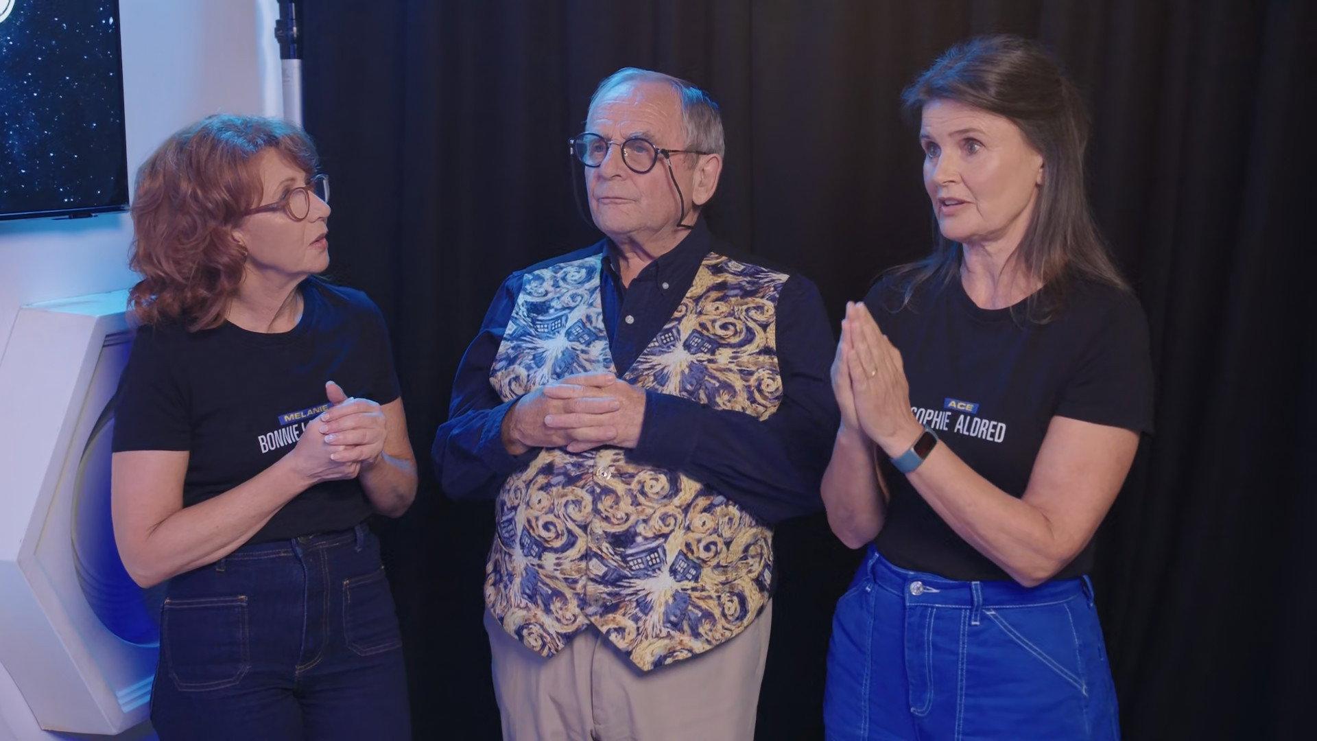 Still from Doctor Who Escape Room: Team Seventh Doctor