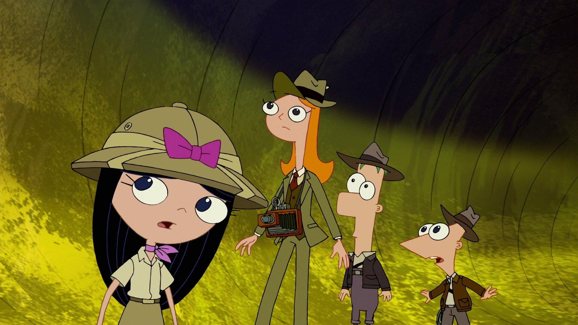 Still from Phineas and Ferb and the Temple of Juatchadoon
