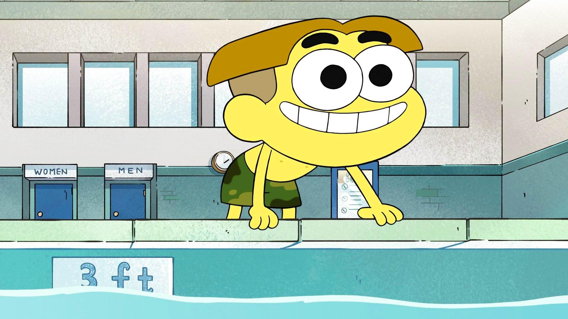 Still from Swimming Fool