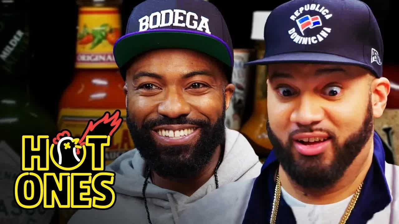 Still from Desus and Mero Get Smacked by Spicy Wings