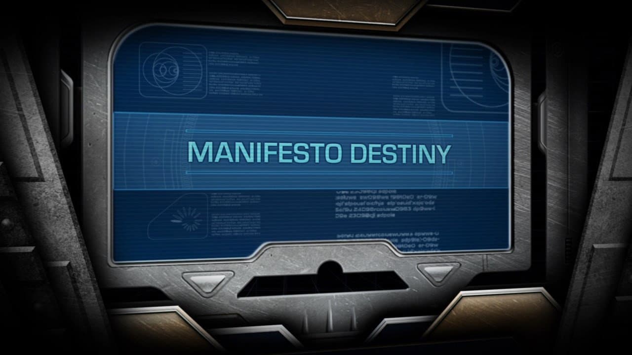 Still from A Look Back - Manifesto Destiny