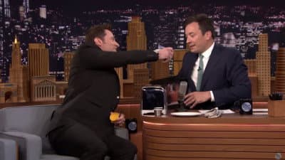 Still from Hugh Jackman, Nick Offerman, Janelle Monae
