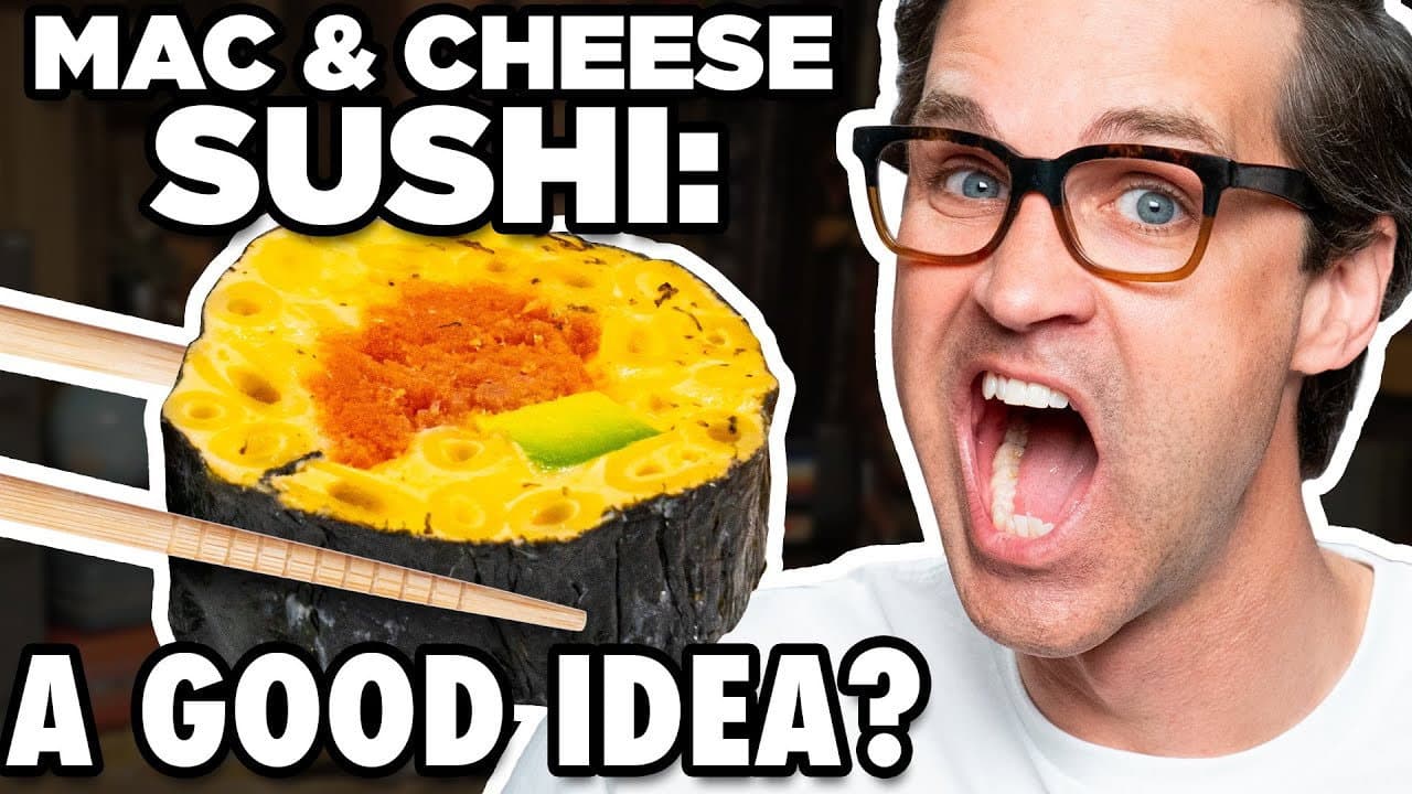 Still from Weird Mac And Cheese Combos Taste Test