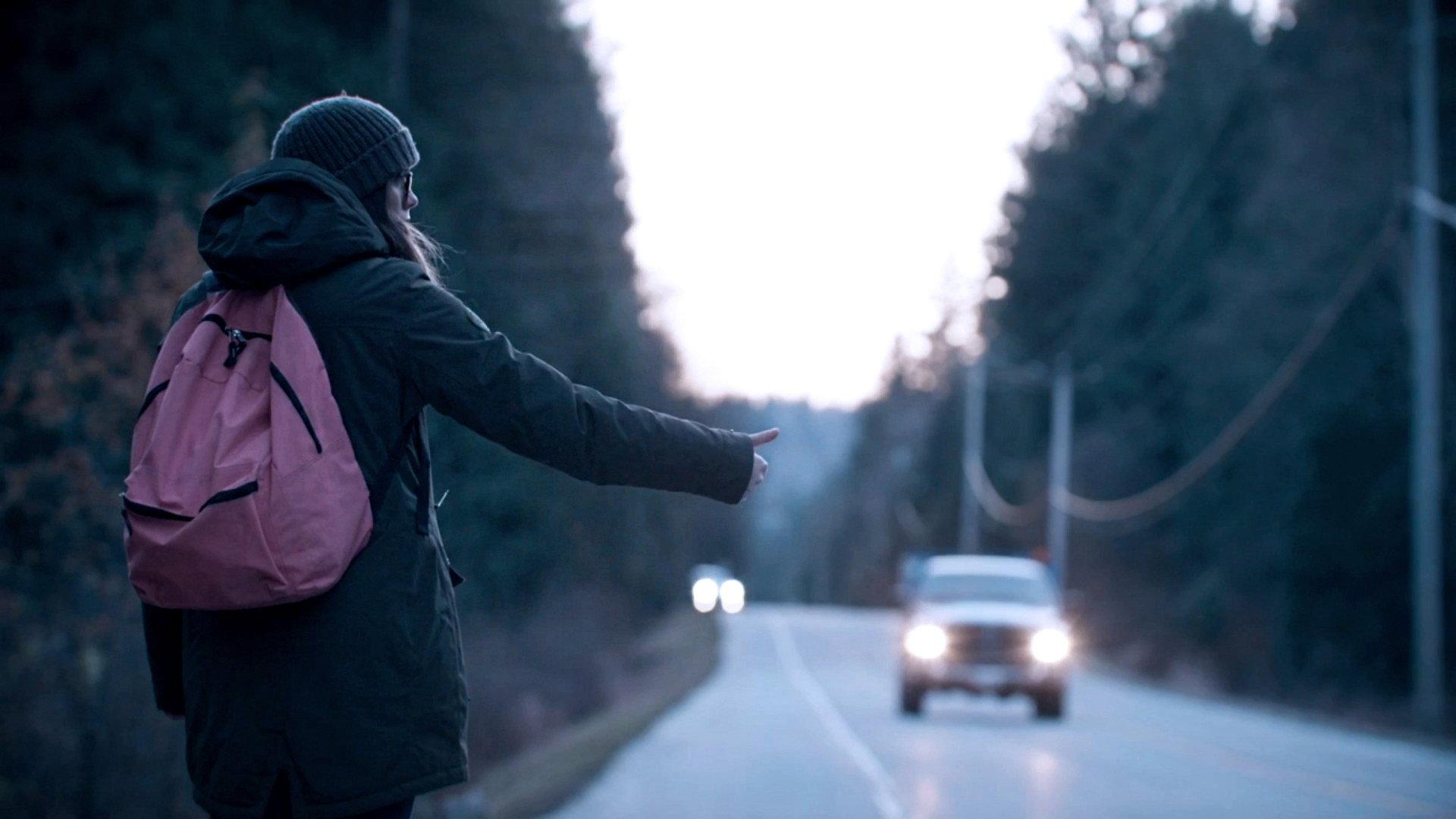Still from Virtual Hitchhiking
