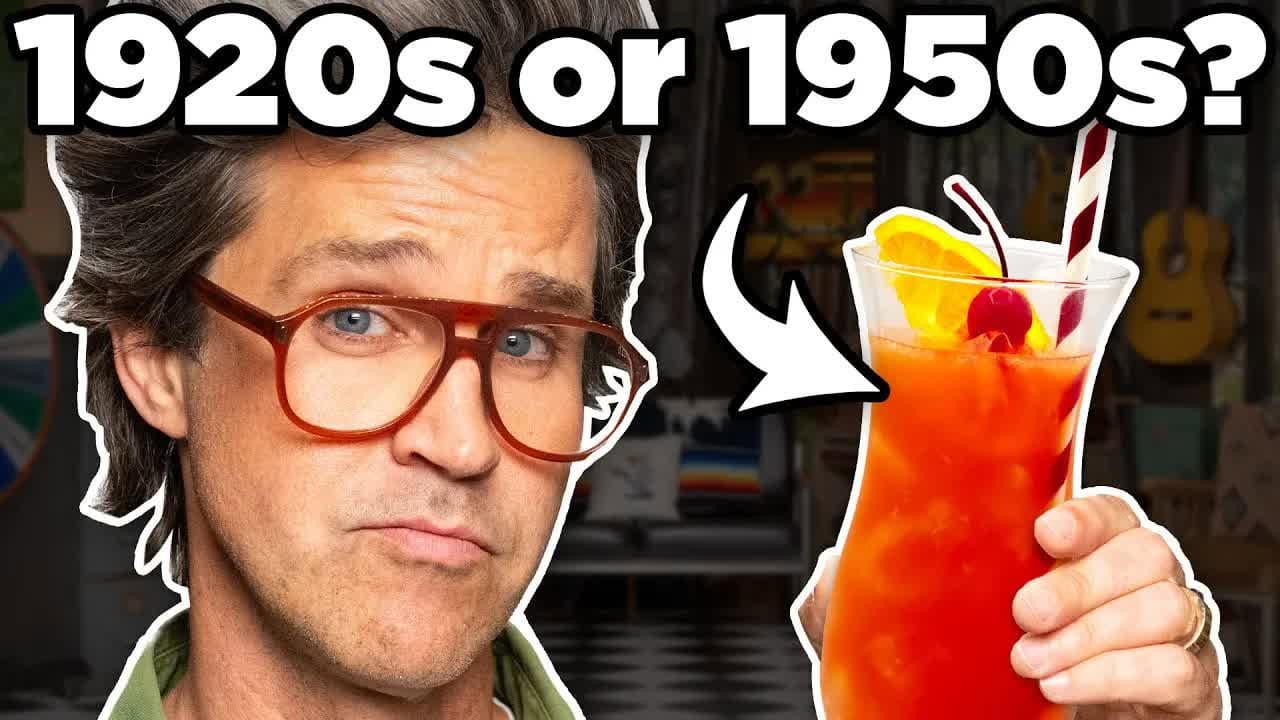 Still from 100 Years Of Alcohol Taste Test