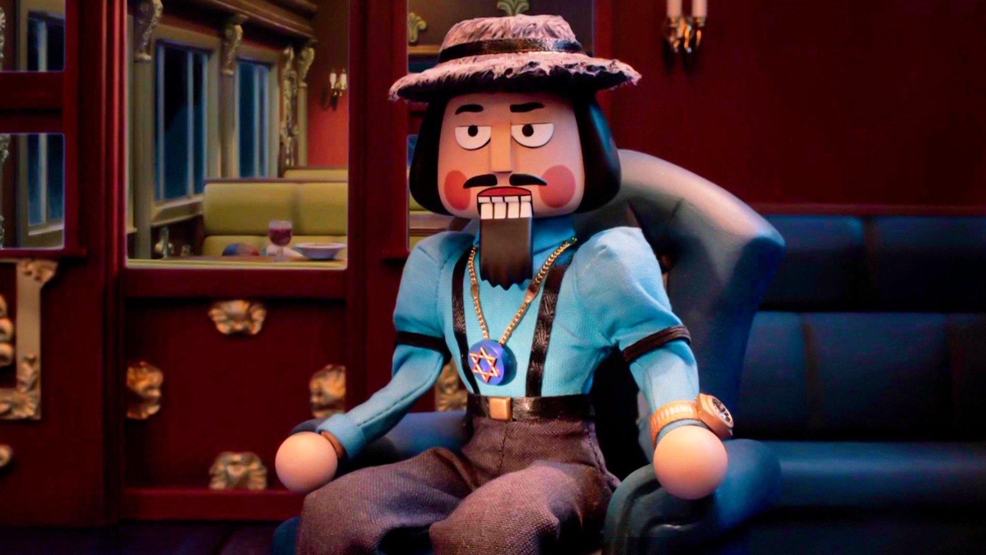 Still from Robot Chicken's Santa's Dead (Spoiler Alert) Holiday Murder Thing Special