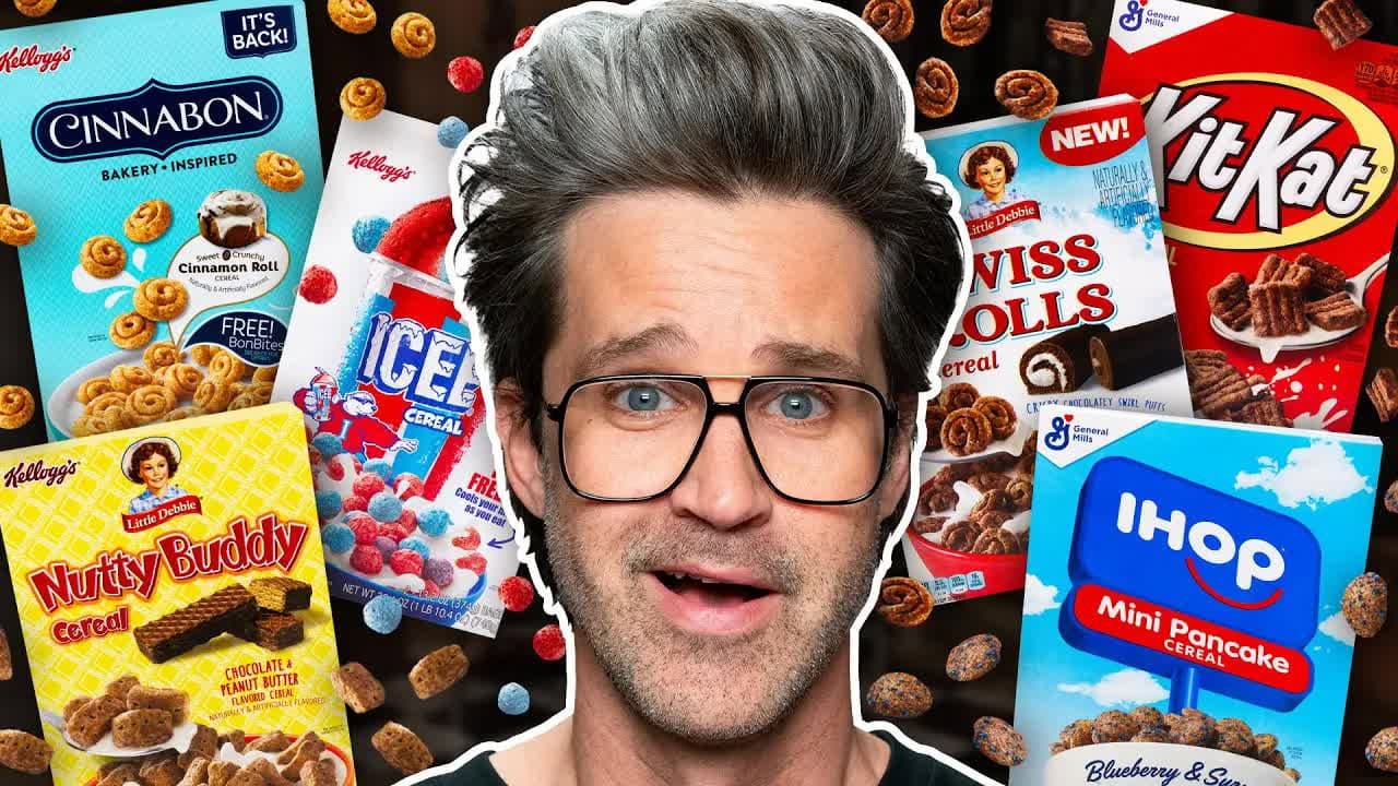 Still from Which Cereal Tastes Most Like The Real Snack?