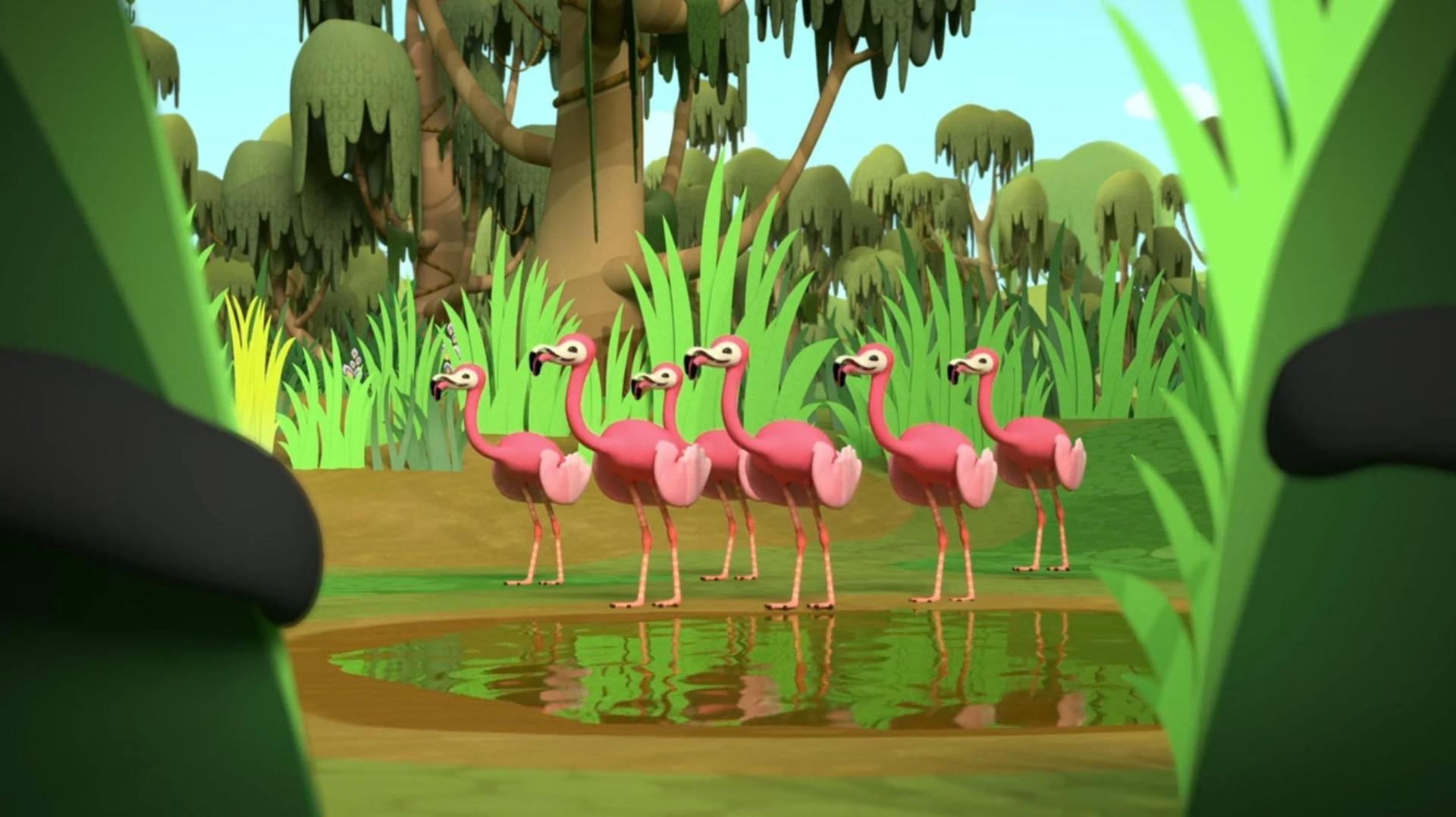 Still from Octonauts and the Flamingos