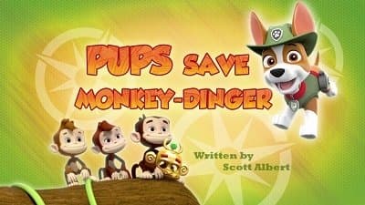 Still from Pups Save Monkey-Dinger