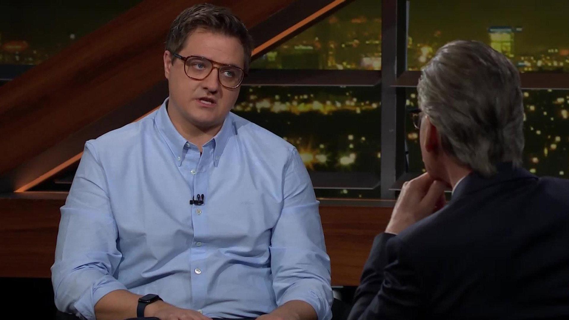 Still from February 7, 2025: Chris Hayes, Rep. Byron Donalds, Tara Palmeri