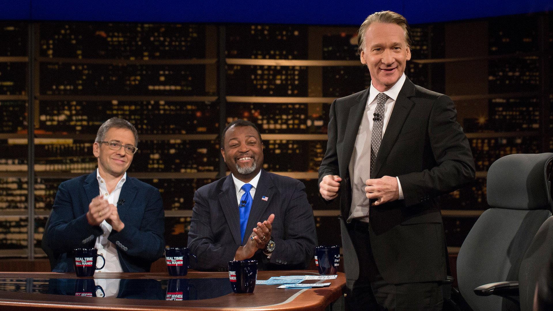 Still from Alex Marlow; Eddie Izzard; Ian Bremmer; Malcolm Nance