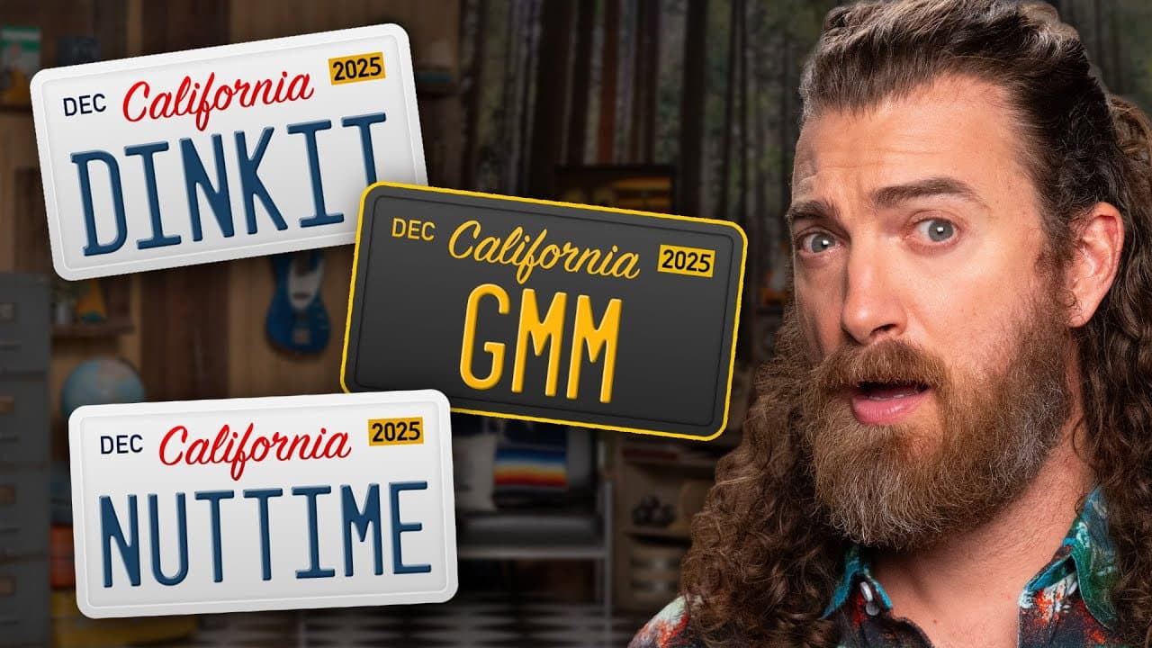 Still from We Get Vanity License Plates