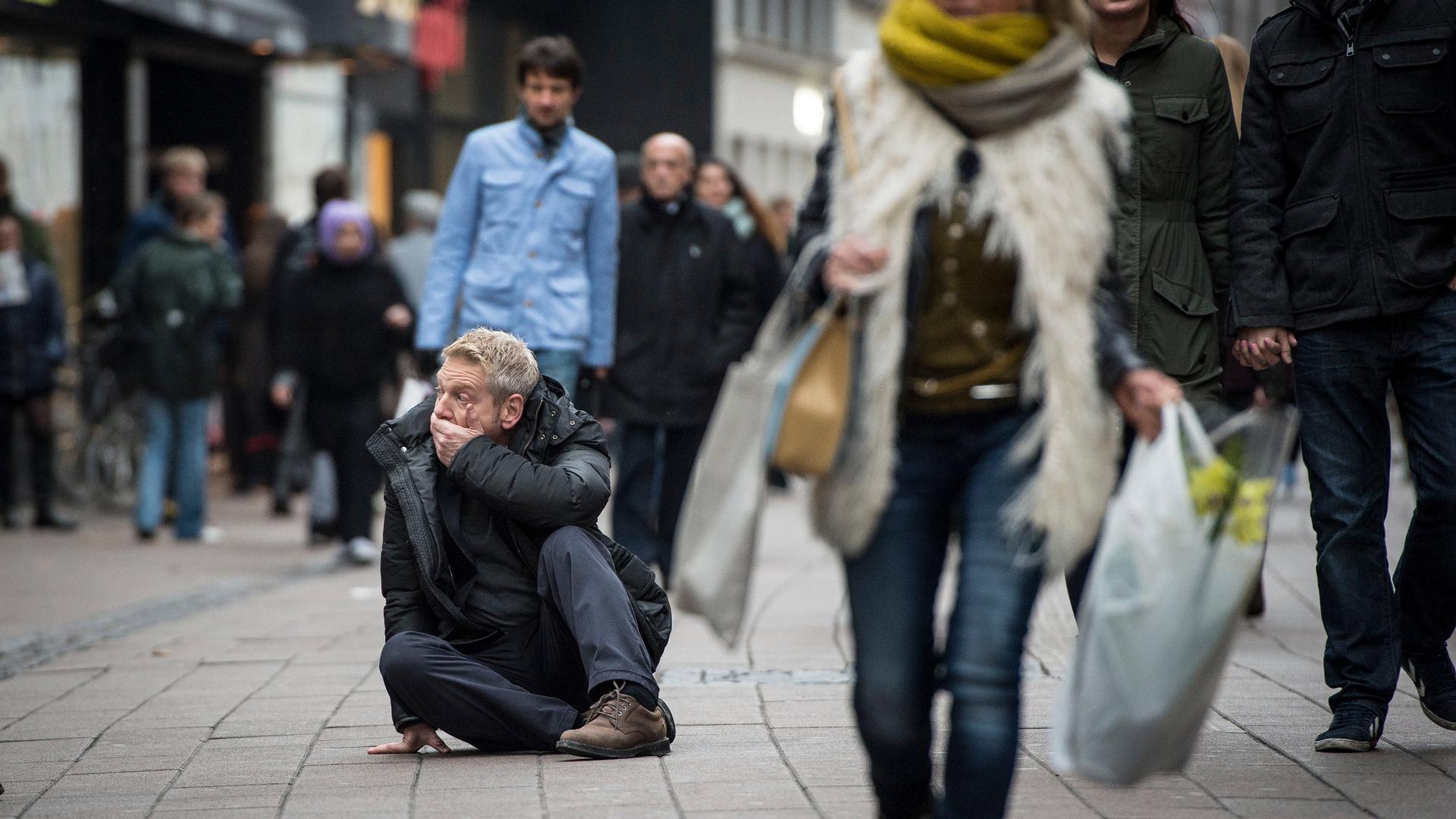 Still from The Troubled Man