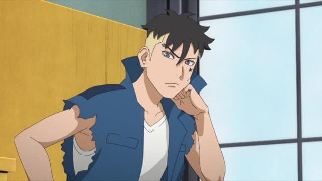 Still from Kawaki Enters the Ninja Academy!