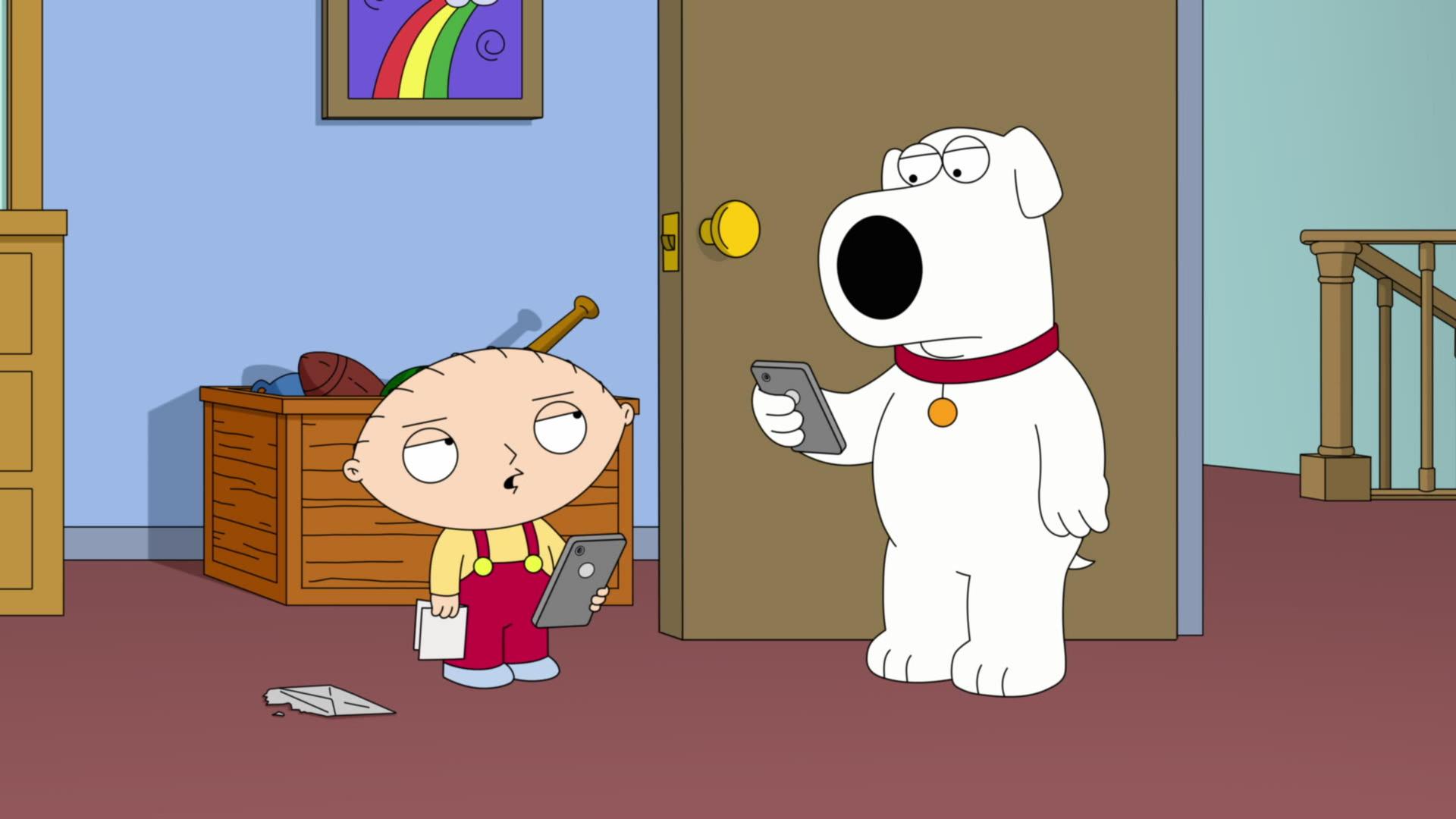 Still from Tall Stewie