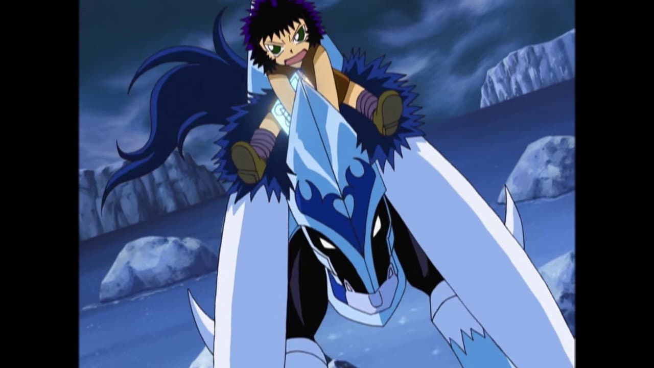 Still from Karudio's Fierce Attack! Fighters Who Burn Up the Snow Field. Umagon's New Flame.