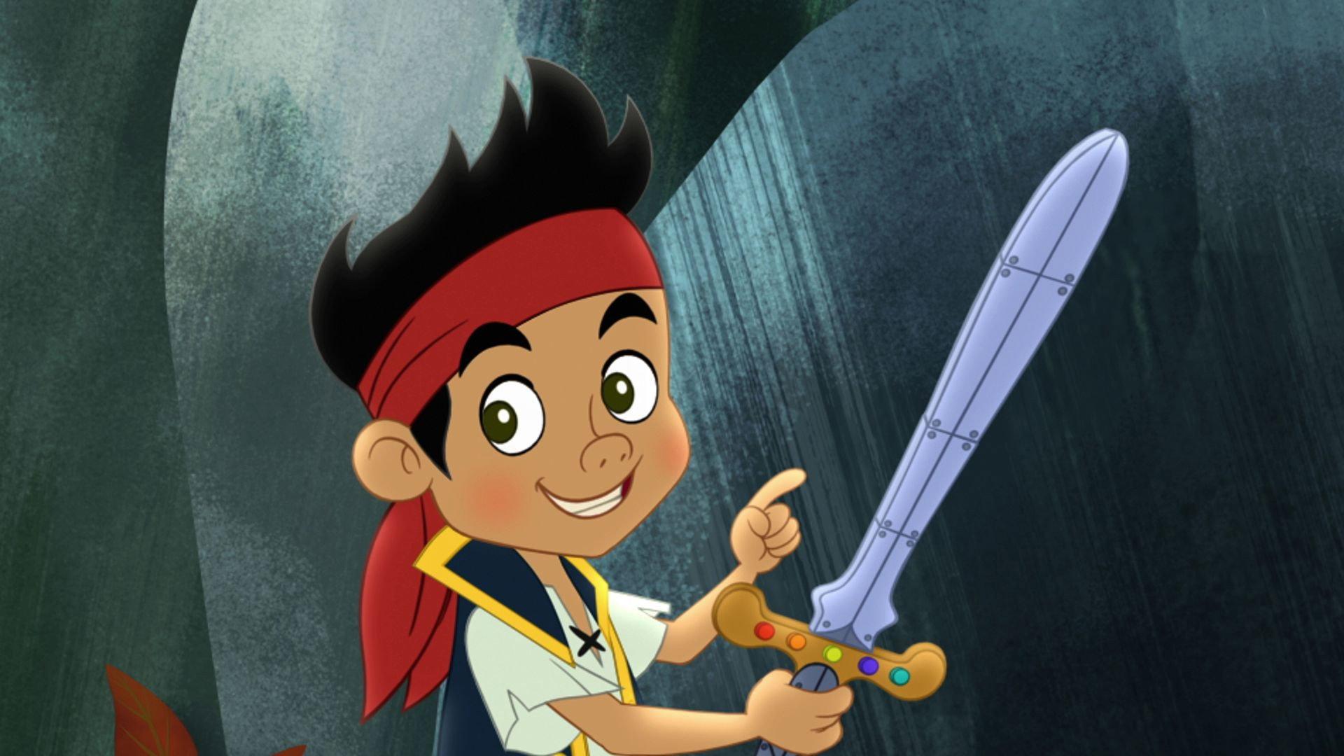 Still from Sleeping Mermaid / Jake's Mega-Mecha Sword