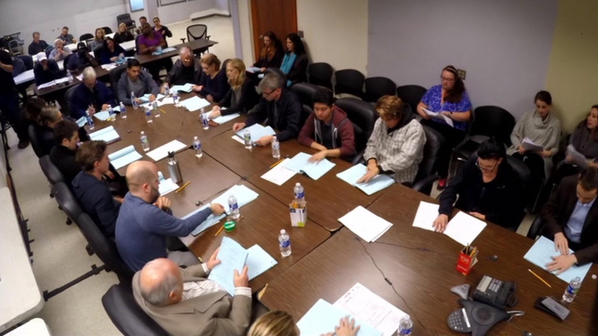 Still from Table Read "Nonstop"