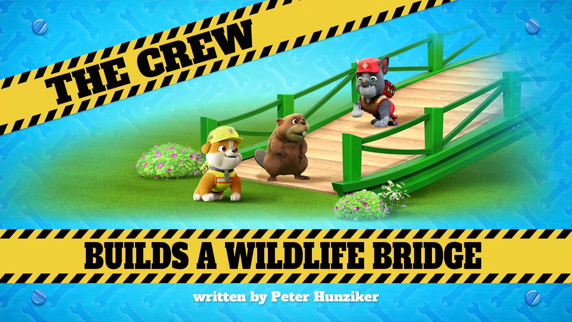 Still from The Crew Builds a Wildlife Bridge