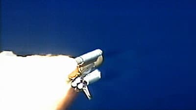 Still from Space Shuttle Disaster