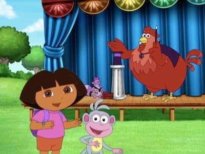 Still from The Big Red Chicken's Magic Show