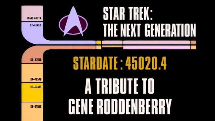 Still from Archival Mission Log: Year Five -  A Tribute to Gene Roddenberry