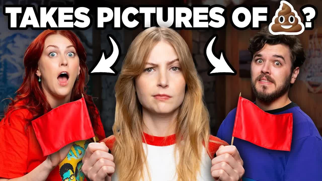 Still from Who Has The Worst Red Flag?