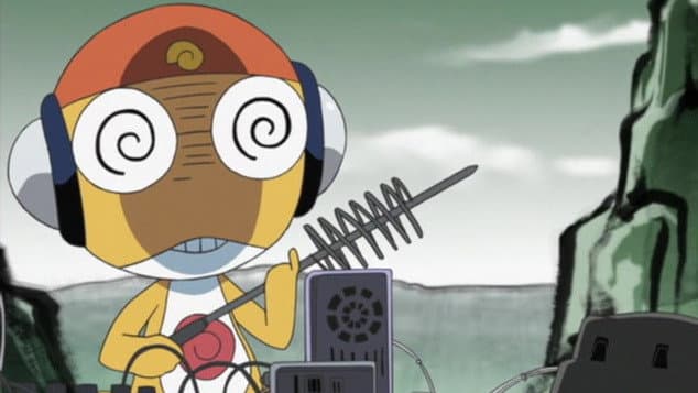 Still from Keroro: Snowball Fight Survival / Kululu's Kukuku & Ku