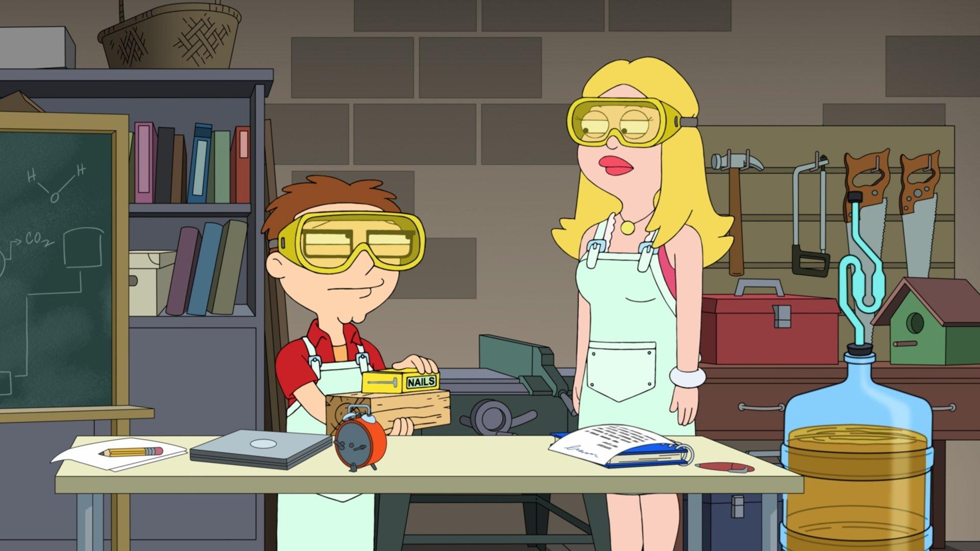 Still from Stan Fixes a Shingle