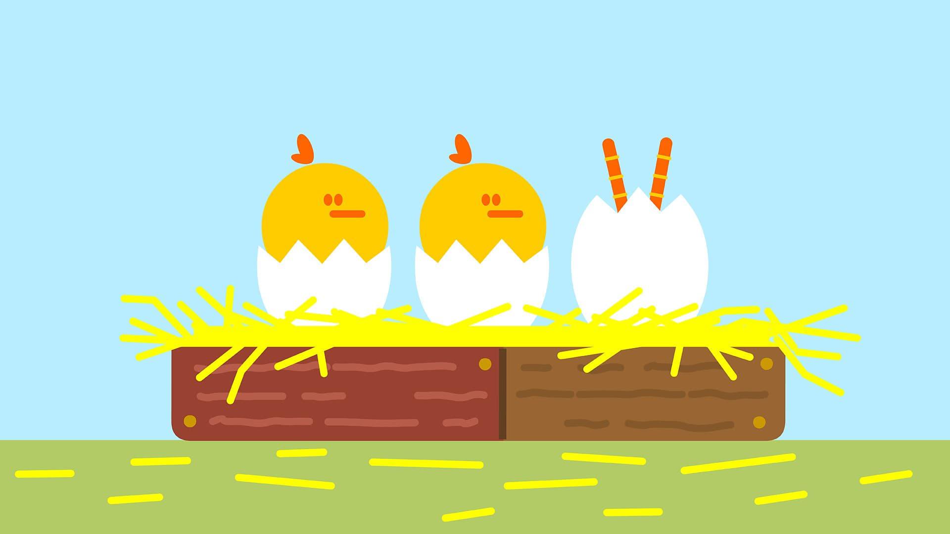 Still from The Egg Badge
