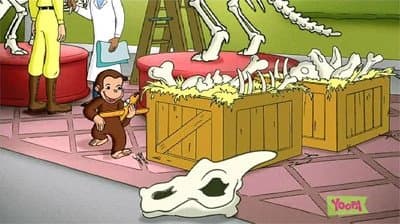 Still from Curious George-Asaurus