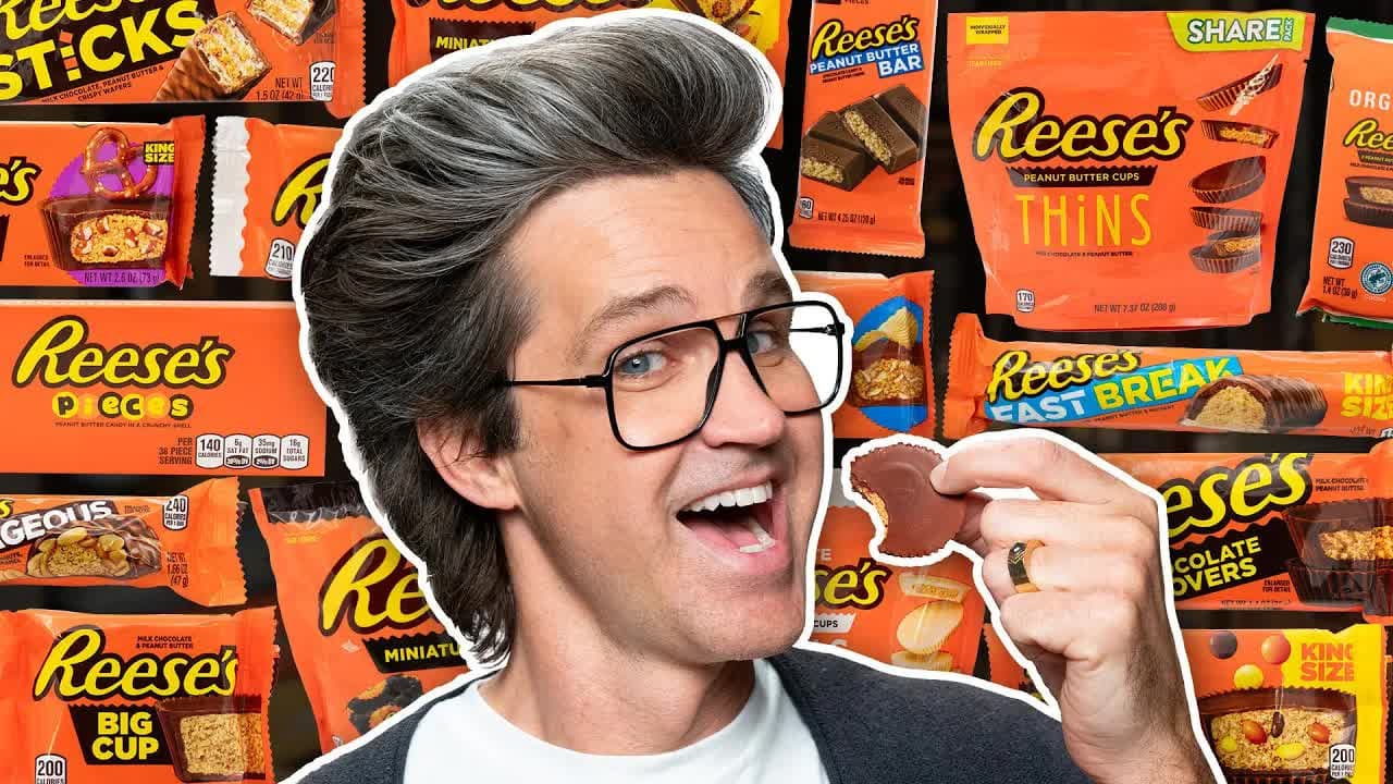 Still from We Tried EVERY Reese's Candy Flavor