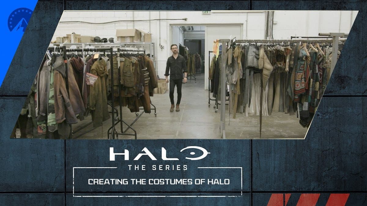 Still from Creating the Costumes of Halo