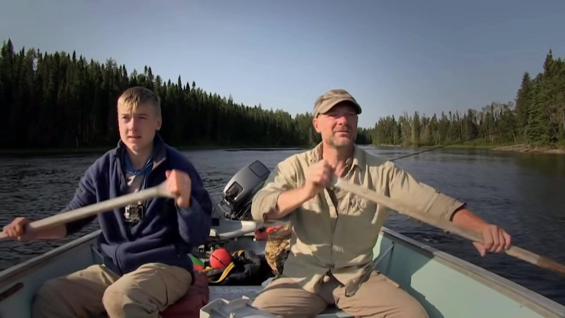 Still from Survivorman and Son: Northern Ontario