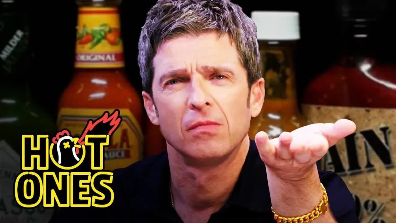 Still from Noel Gallagher Looks Back in Anger at Spicy Wings
