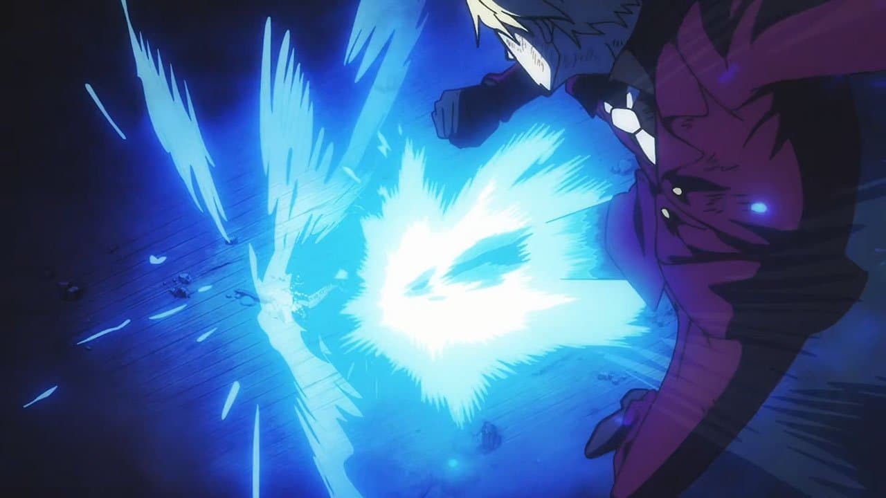 Still from The Strike of an Ifrit! Sanji vs. Queen