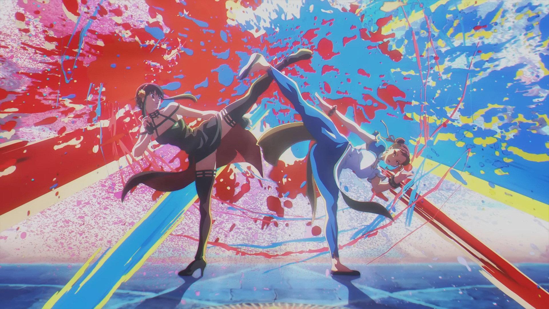 Still from Street Fighter 6 x Spy x Family Movie: Code: White