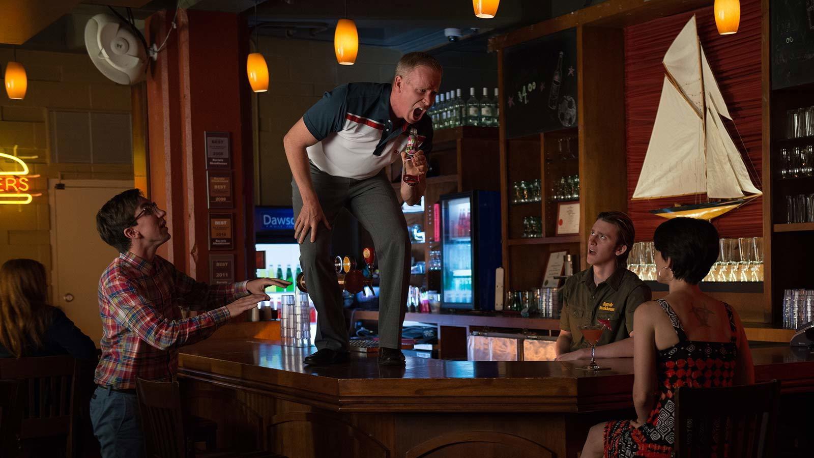 Still from Staff Hangover