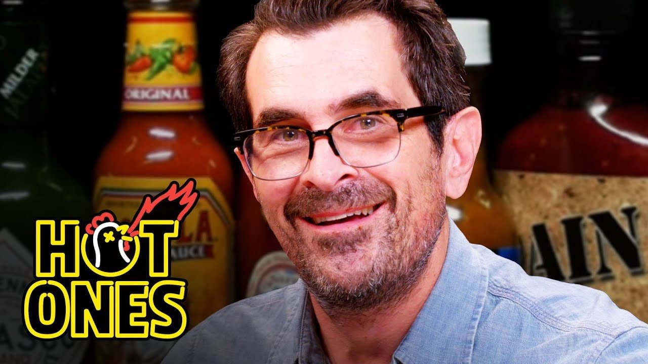 Still from Ty Burrell Fears Sudden Death While Eating Spicy Wings